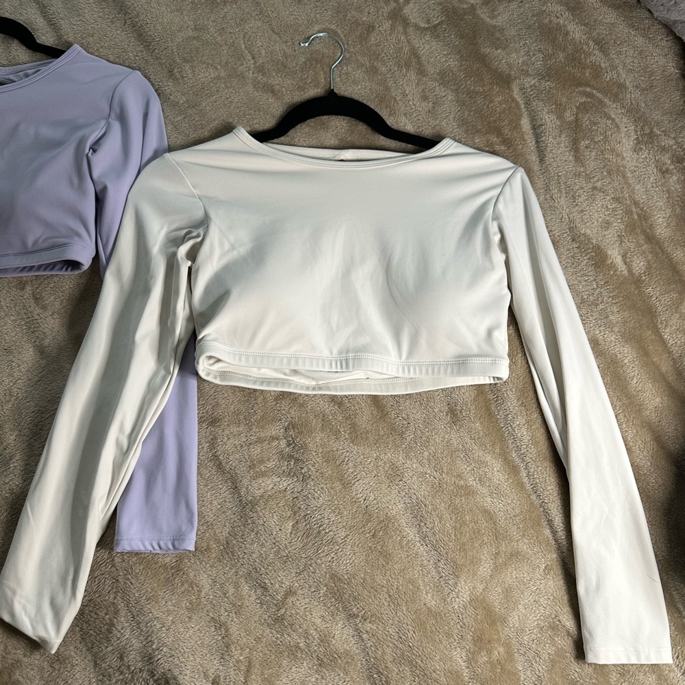 Amazon Cream Long Sleeve Fitted Bodysuit
